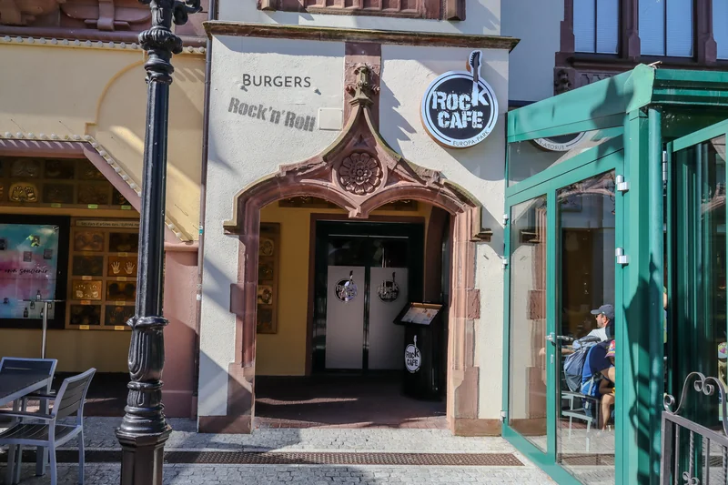 Bereich Deutschland, Rock Café Eingang im Europa-Park