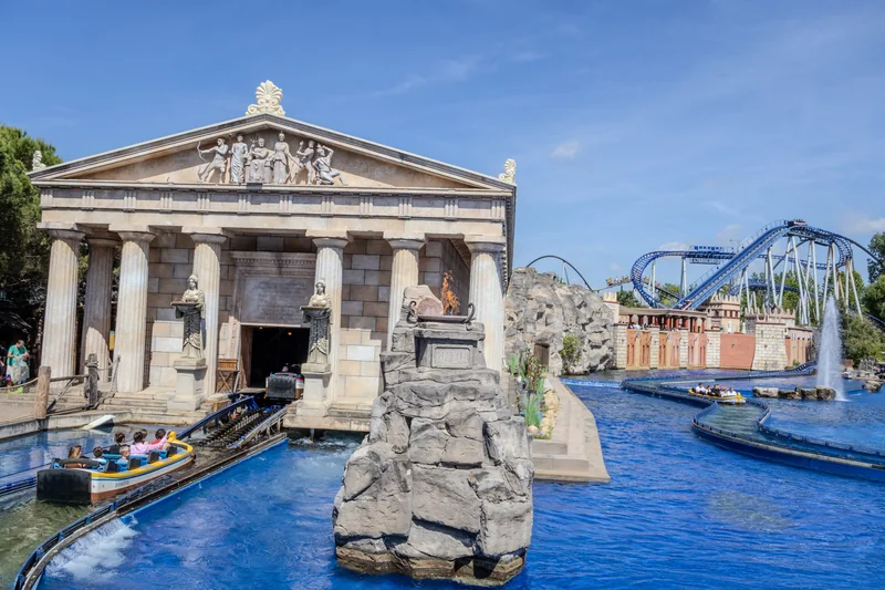 Bereich Griechenland, Wasserachterbahn Poseidon im Europa-Park
