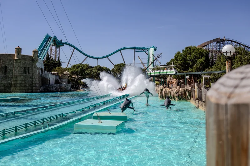 Bereich Portugal, Atlantica SuperSplash im Wasser im Europa-Park