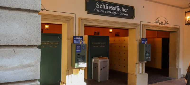 Schließfächer im Europa-Park