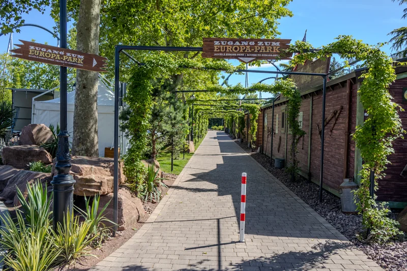 Silver Lake City, Zugang zum Europa-Park